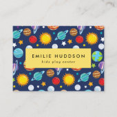 Ruimtepatroon, Kinder speelcentrum, activiteitence Visitekaartje (Voorkant)