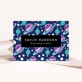 Ruimtepatroon, Kinder speelcentrum, activiteitence Visitekaartje