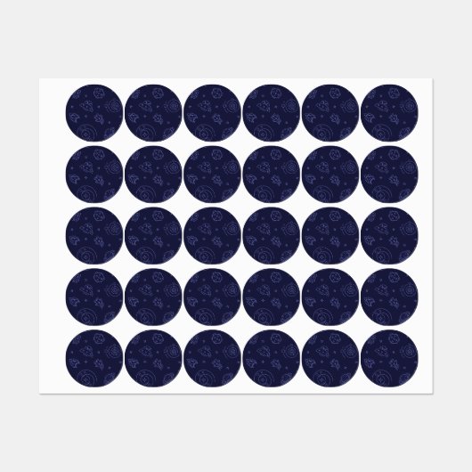 Ruimtepatroon Labels (Vel)