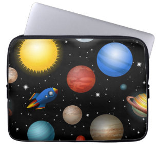 Ruimtepatroon Laptop Sleeve