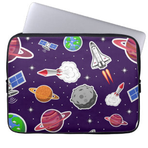 Ruimtepatroon Laptop Sleeve