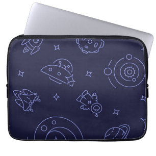 Ruimtepatroon Laptop Sleeve