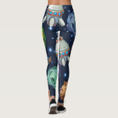 Ruimtepatroon Leggings (Achterkant)