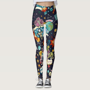 Ruimtepatroon Leggings