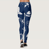 Ruimtepatroon Leggings (Achterkant)