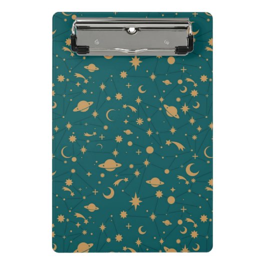 Ruimtepatroon Mini Klembord (Voorkant)
