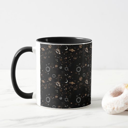 Ruimtepatroon  mok (Met donut)