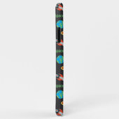 Ruimtepatroon op zwart Case-Mate iPhone case (Achterkant/rechts)