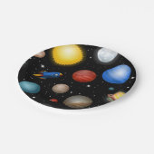 Ruimtepatroon Papieren Bordje (Gekanteld)