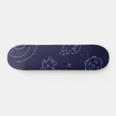 Ruimtepatroon Persoonlijk Skateboard (Horizontaal)