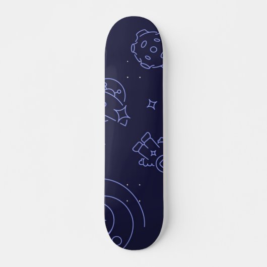 Ruimtepatroon Persoonlijk Skateboard (Voorkant)