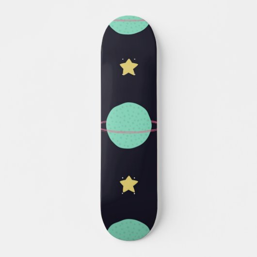 Ruimtepatroon Persoonlijk Skateboard (Voorkant)