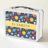 Ruimtepatroon, Planeten, Sterren, Kosmos, Jouw naa (Achterkant)