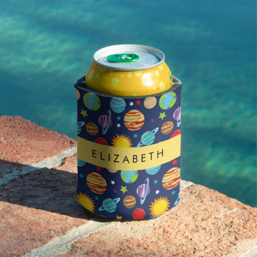 Ruimtepatroon, Planeten, Sterren, Kosmos, Jouw naa Blikjeskoeler (Insitu Zwembad)