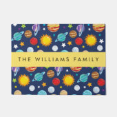 Ruimtepatroon, Planeten, Sterren, Kosmos, Jouw naa Deurmat (Voorkant)