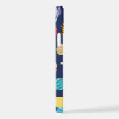 Ruimtepatroon, Planeten, Sterren, Kosmos, Jouw naa iPhone Hoesje (Rechterkant)