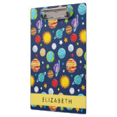 Ruimtepatroon, Planeten, Sterren, Kosmos, Jouw naa Klembord (Links)