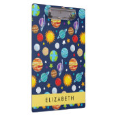 Ruimtepatroon, Planeten, Sterren, Kosmos, Jouw naa Klembord (Rechts)