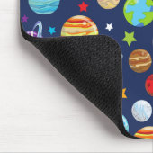 Ruimtepatroon, Planeten, Sterren, Kosmos, Jouw naa Muismat (Hoek)