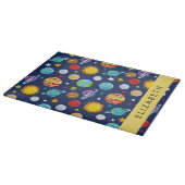 Ruimtepatroon, Planeten, Sterren, Kosmos, Jouw naa Snijplank (Hoek)