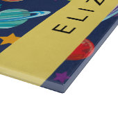 Ruimtepatroon, Planeten, Sterren, Kosmos, Jouw naa Snijplank (Hoek)