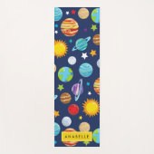 Ruimtepatroon, Planeten, Sterren, Kosmos, Jouw naa Yogamat (Voorkant)