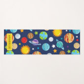 Ruimtepatroon, Planeten, Sterren, Kosmos, Jouw naa Yogamat (Voorkant (horizontaal))
