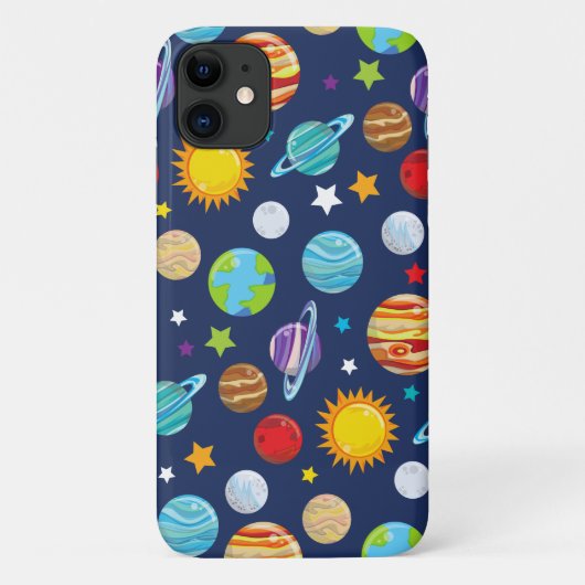 Ruimtepatroon, planeten, sterren, kosmos, melkweg Case-Mate iPhone case (Achterkant)