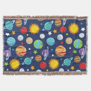 Ruimtepatroon, planeten, sterren, kosmos, melkweg deken