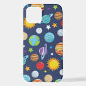 Ruimtepatroon, planeten, sterren, kosmos, melkweg iPhone hoesje (Achterkant)