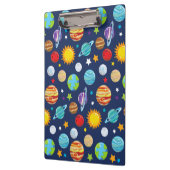 Ruimtepatroon, planeten, sterren, kosmos, melkweg klembord (Links)