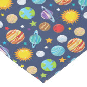Ruimtepatroon, planeten, sterren, kosmos, melkweg medium tafelloper (Hoek)