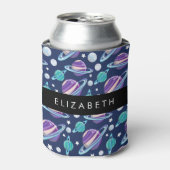 Ruimtepatroon, Planeten, Sterren, Melkweg, Jouw na Blikjeskoeler (Blikje Voorkant)