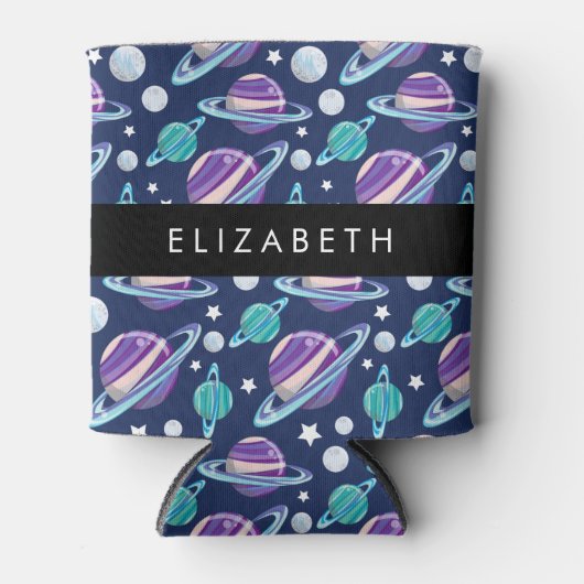 Ruimtepatroon, Planeten, Sterren, Melkweg, Jouw na Blikjeskoeler (Voorkant)