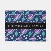 Ruimtepatroon, Planeten, Sterren, Melkweg, Jouw na Deurmat (Voorkant)