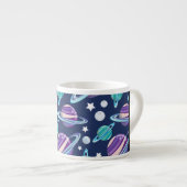 Ruimtepatroon, Planeten, Sterren, Melkweg, Jouw na Espresso Kop (Voorkant rechts)