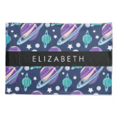 Ruimtepatroon, Planeten, Sterren, Melkweg, Jouw na Kussensloop (Achterkant)