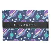 Ruimtepatroon, Planeten, Sterren, Melkweg, Jouw na Kussensloop (Voorkant)