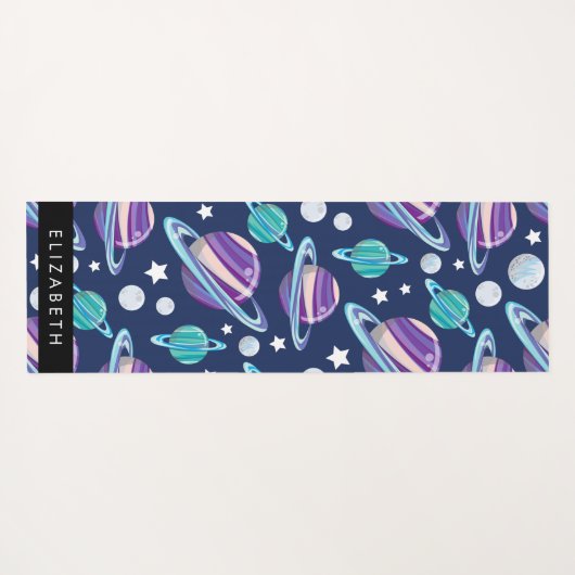 Ruimtepatroon, Planeten, Sterren, Melkweg, Jouw na Yogamat (Achterkant (horizontaal))