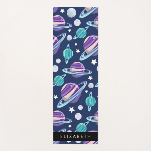 Ruimtepatroon, Planeten, Sterren, Melkweg, Jouw na Yogamat (Voorkant)