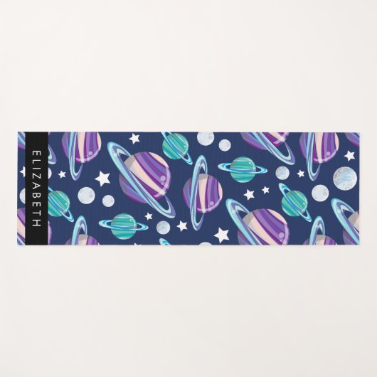 Ruimtepatroon, Planeten, Sterren, Melkweg, Jouw na Yogamat (Voorkant (horizontaal))
