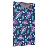 Ruimtepatroon, planeten, sterren, melkweg, kosmos klembord (Rechts)