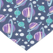 Ruimtepatroon, planeten, sterren, melkweg, kosmos medium tafelloper (Hoek)