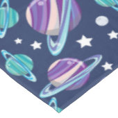 Ruimtepatroon, planeten, sterren, melkweg, kosmos tafelkleed (Gekanteld)