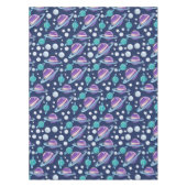 Ruimtepatroon, planeten, sterren, melkweg, kosmos tafelkleed (Voorkant)