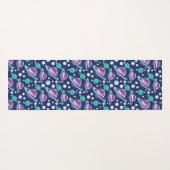 Ruimtepatroon, planeten, sterren, melkweg, kosmos yogamat (Achterkant (horizontaal))