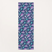 Ruimtepatroon, planeten, sterren, melkweg, kosmos yogamat (Voorkant)