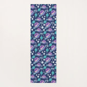 Ruimtepatroon, planeten, sterren, melkweg, kosmos yogamat (Achterkant)