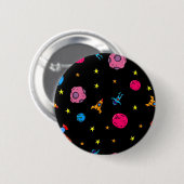 Ruimtepatroon Ronde Button 5,7 Cm (Voorkant /achterkant)