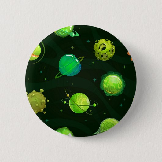 Ruimtepatroon Ronde Button 5,7 Cm (Voorkant)